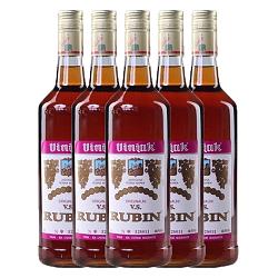5 x Rubin Vinjak VS 1L Botella redonda