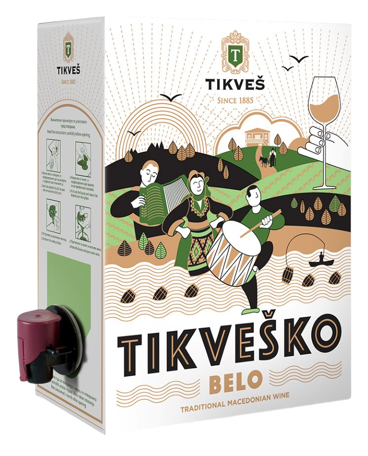Belo vino Tikveš 3l bag in box